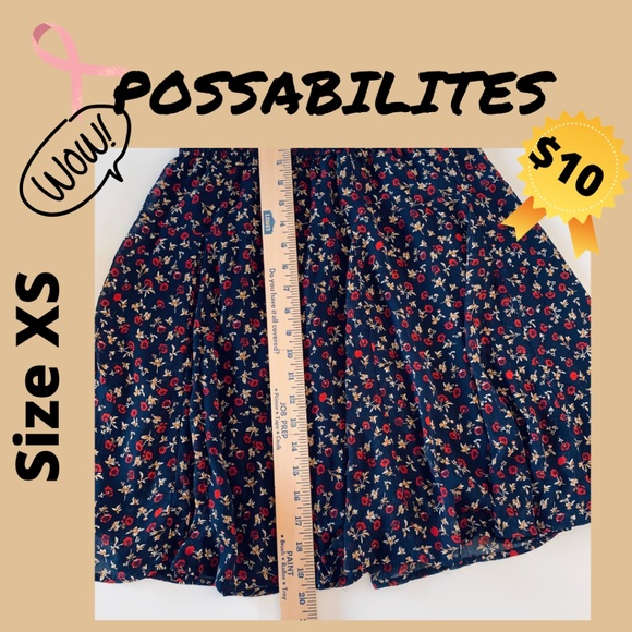 OLD NAVY Printed Multi Colored Mini Skirt XS - Picture 1 of 6